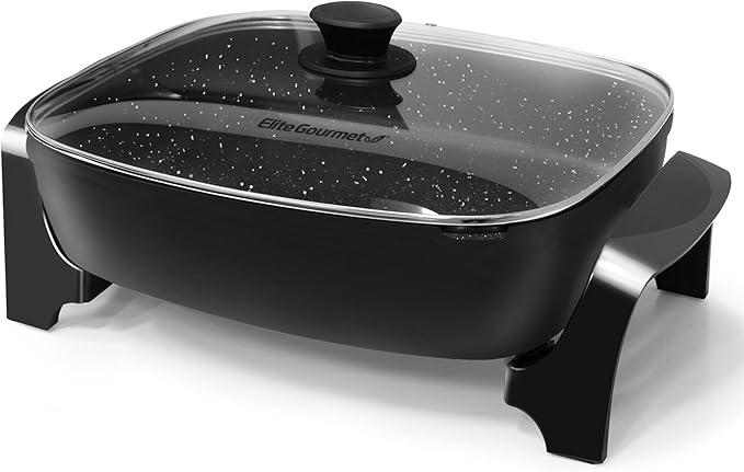 Elite Gourmet EG-6203# Extra Deep 16"x13" Non-Stick Electric Skillet by EliteGourmet