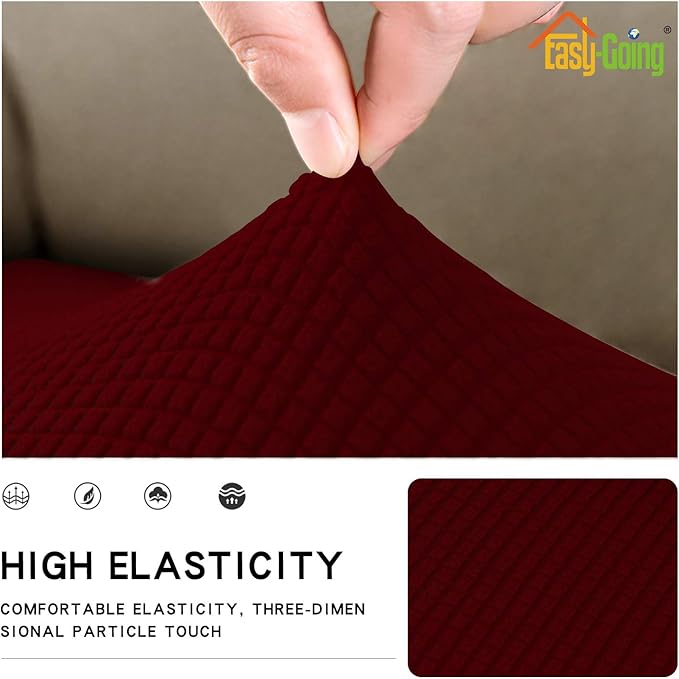 Easy-Going Stretch Loveseat Cushion Cover Sofa Cushion Furniture Protector Sofa - Image 4