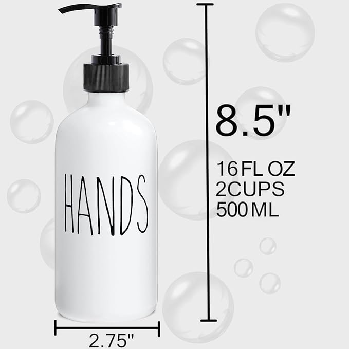 MOMEEMO Soap Dispenser Set 2 Pack, Contains Dish and Hand Soap Dispenser. - Image 2
