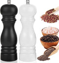 Premium Salt and Pepper Grinder Set of 2, Wood Salt and Pepper Shakers by IAGORYUE