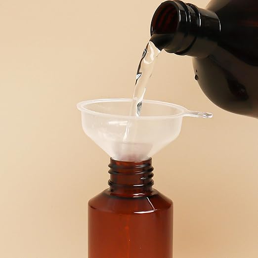 Small Funnels 6 Pack Mini Clear Funnel Easily Transfer Liquids Granules Powders - Image 5