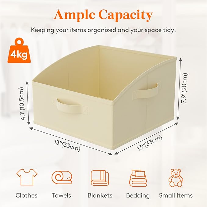 Lifewit Trapezoid Closet Storage Bins