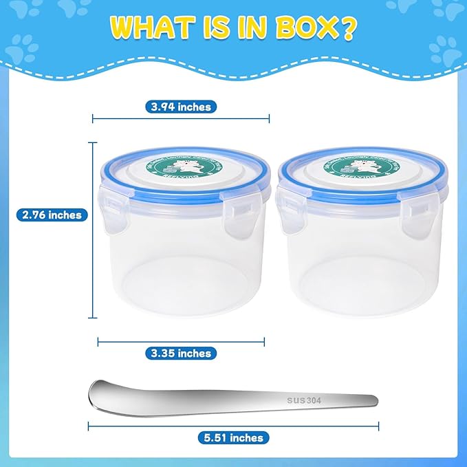 REFLYING Canned Cat Food Storage Lids, Reusable Airtight Can Cover Pet Food - Image 8
