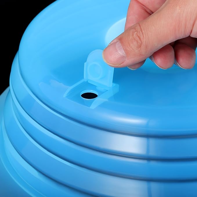 Kichwit Silicone Microwave Plate Cover Collapsible, Dishwasher Safe and BPA Free - Image 3