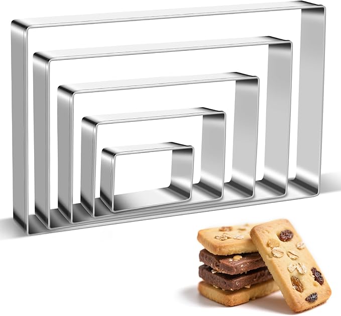 Rectangle Cookie Cutters Egg Biscuit by Tmflexe