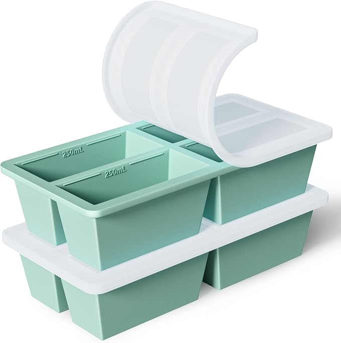 Silicone Freezer Tray for Sauce Cube: FDDAI Super Prep Freezing Tray for Souped by FDDAI