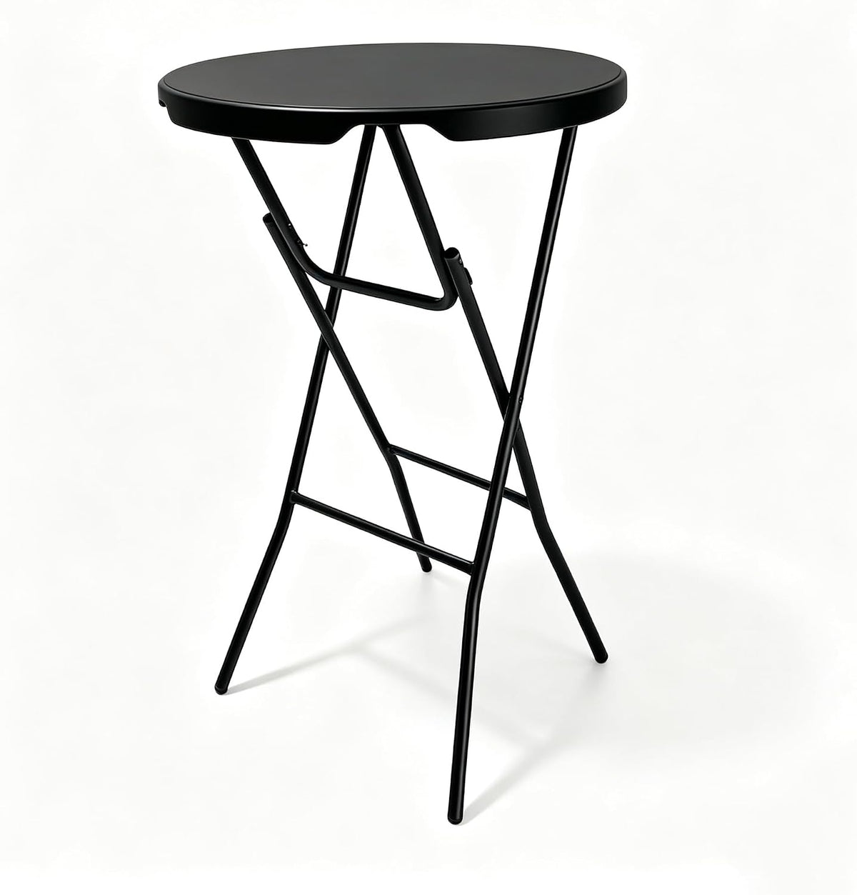 28in Cocktail Table, no Assembly Required, High Top Folding Table