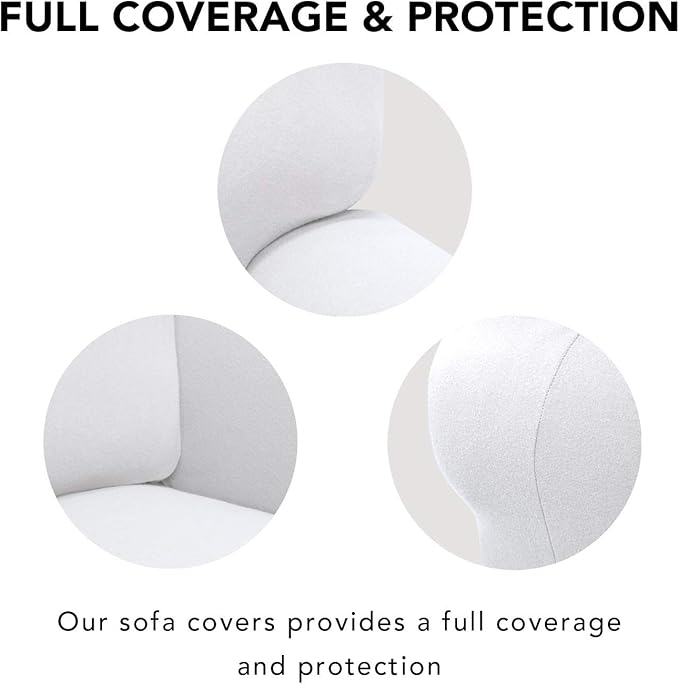 PureFit Super Stretch Chair Sofa Slipcover – Spandex Non Slip Soft Couch Sofa - Image 3