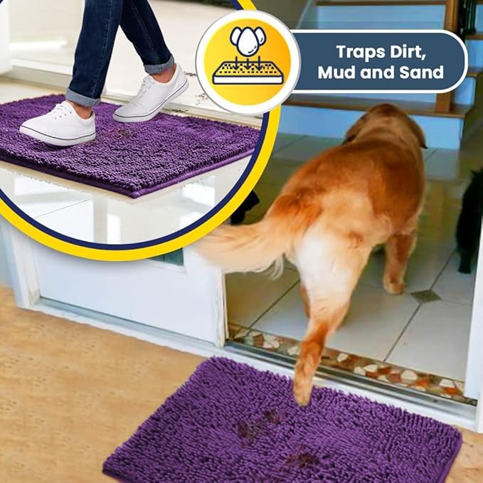 Muddy Mat® | Super Absorbent Door Mat Indoor, Microfiber Quick Dry Chenille - Image 6