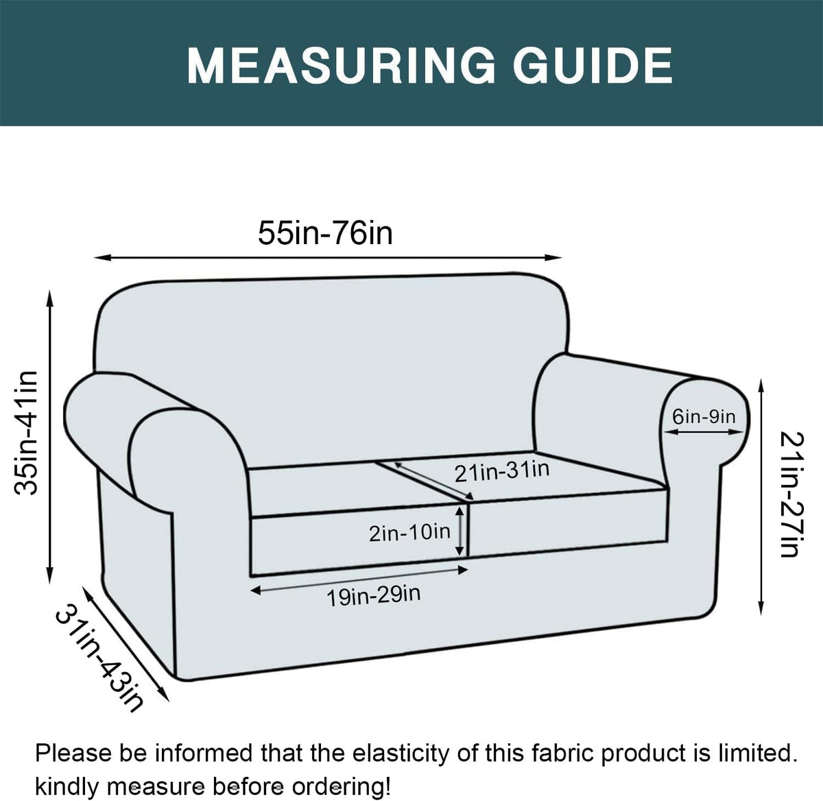 fantasdecor 3 piece sofa covers velvet for 2 shown in use
