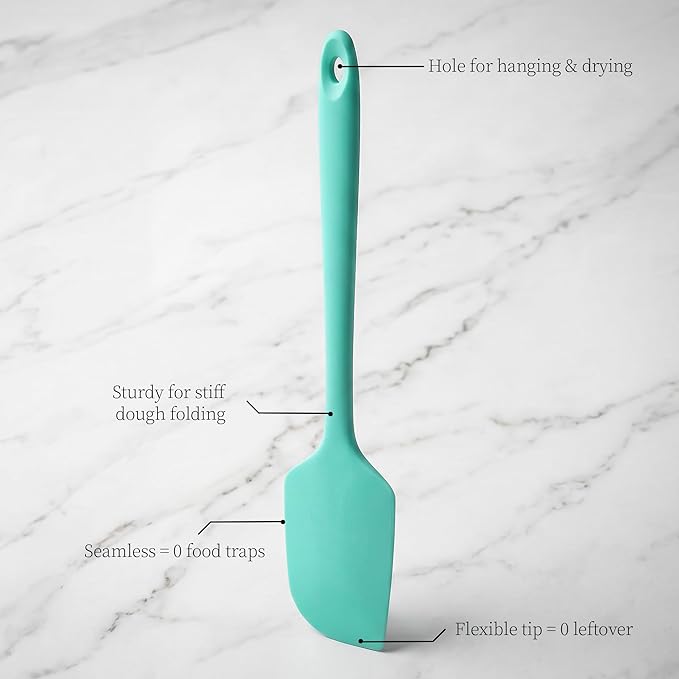 600ºF Heat Resistant Spatula, 11.34 inch High Heat Food Safe Semless Kitchen - Image 9