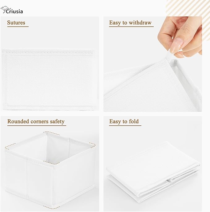Criusia 15 Pack Drawer Organizer - Image 4
