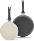 GreenLife 2-Piece Nonstick Frying Pan Set, 8” & 10” Skillets, Non-Toxic Ceramic by GreenLife