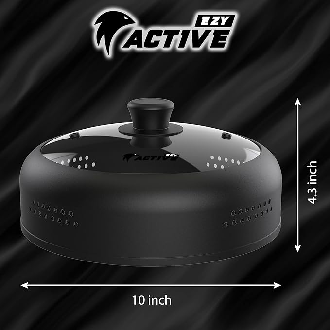Microwave Cover for Food, Silicone and Glass Splatter Guard Lid for - Image 3