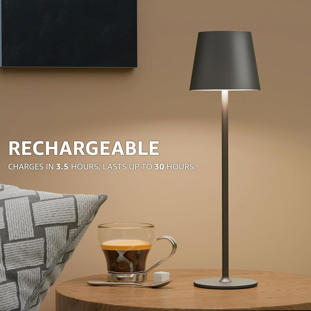 uuffoo 3 Pack Cordless Table Lamp Rechargeable 5000mAH Battery Operated Light...