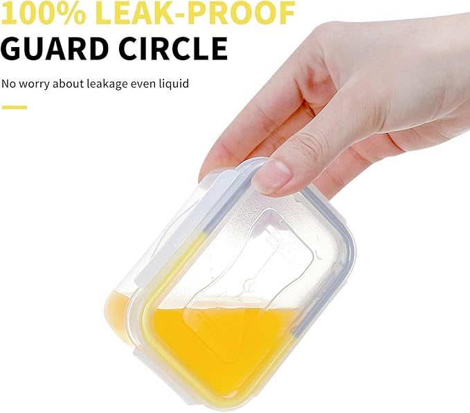 KIGI Small Plastic Food Storage Container Set - Image 4