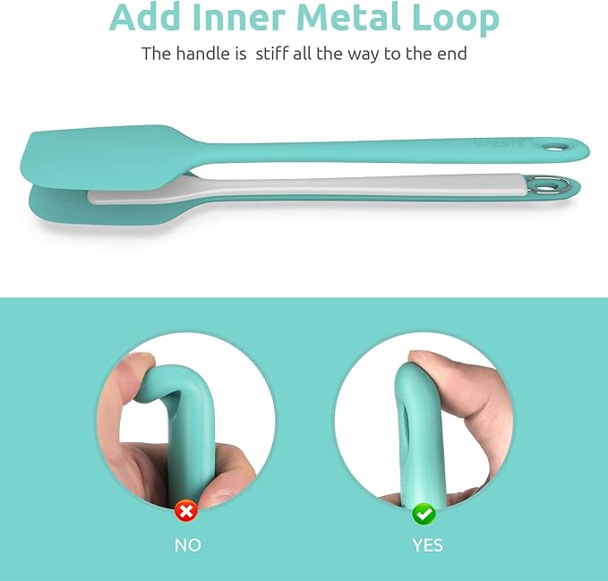 14in Extra Large Silicone Spatula: U-Taste 600ºF Heat Resistant Flexible - Image 8