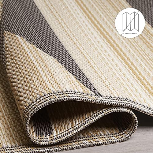 Fab Habitat Outdoor Rug - Waterproof, Fade Resistant, Crease-Free - Premium R...