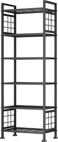 GIOTORENT 6-Wire Garage Shelving Storage Shelves, Metal Shelving Unit Pantry by GIOTORENT