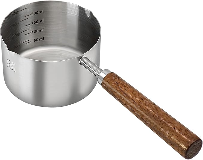 Butter Warmer Pot, 250ml Stainless Steel Mini Saucepan by Unknown