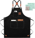 ZOMAO Chef Apron for Women Men by ZOMAO