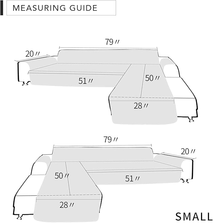 Easy-Going Sofa Slipcover L Shape Sofa Cover Sectional Couch Cover Furniture - Image 6