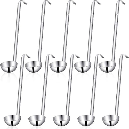 10PCS Stainless Steel Soup Ladle, 2 Oz Serving Ladles by Unknown