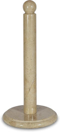 Handmade Ivory Marble Paper Towel Holder – Beige or Ivory Natural Stone by Unknown