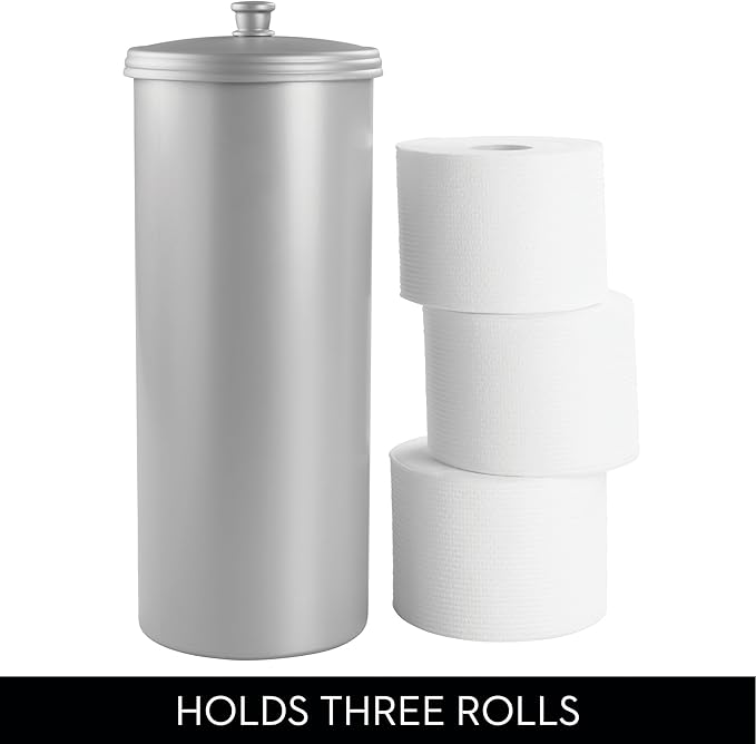iDesign Freestanding Bathroom Toilet Paper Storage Holder - Image 5