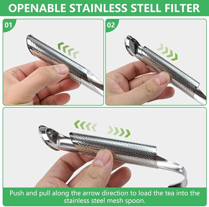Stainless Steel Tea Diffuser, 2026 Upgraded Tea Pipe Infuser - Image 5