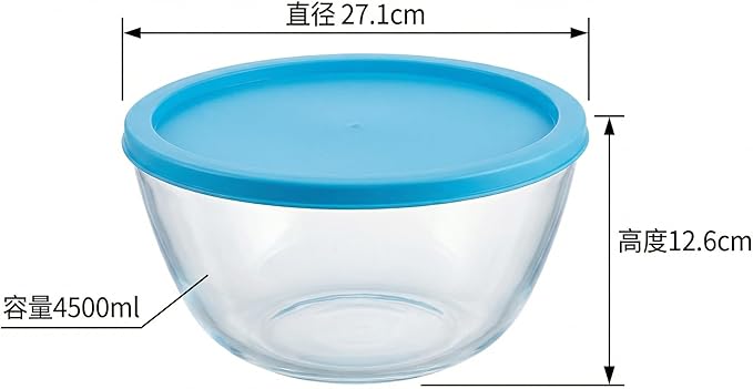 Glass Sourdough Mixing Bowls