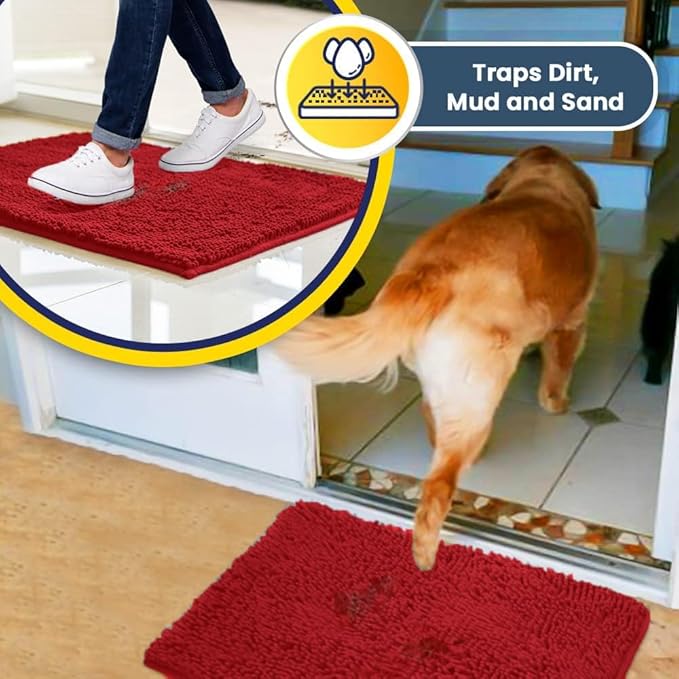 Muddy Mat® | Super Absorbent Door Mat Indoor, Microfiber Quick Dry Chenille - Image 6