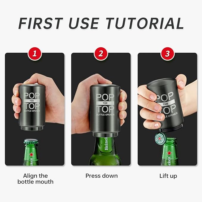 2PCS Automatic Beer Bottle Opener - Image 7