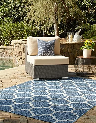 Unique Loom Outdoor Trellis Collection Area Rug (10' x 14' 1" Re...