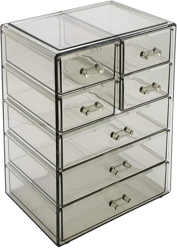Sorbus Acrylic Makeup Organizer Set, 7-Drawer Vanity & Countertop Cosmetic