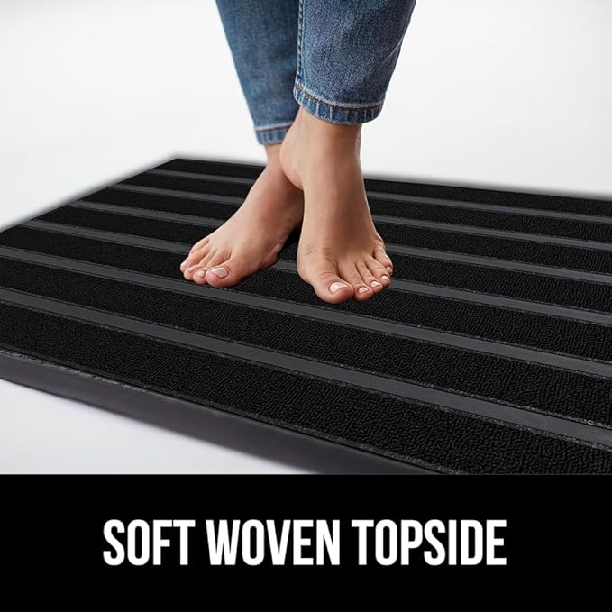 GORILLA GRIP 100% Waterproof All-Season WeatherMAX Doormat US Designed Natural - Image 7