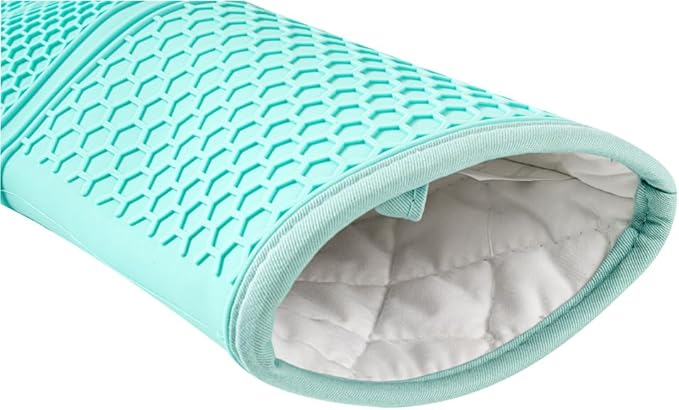 Comfy Grip 14 x 7.3 Inch Thick Baking Mitts, 1 Food-Grade Cooking Glove Set - Image 8