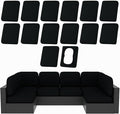 hyha 14Pcs Patio Cushion Covers, Stretch Outdoor Couch Cushion Covers by hyha
