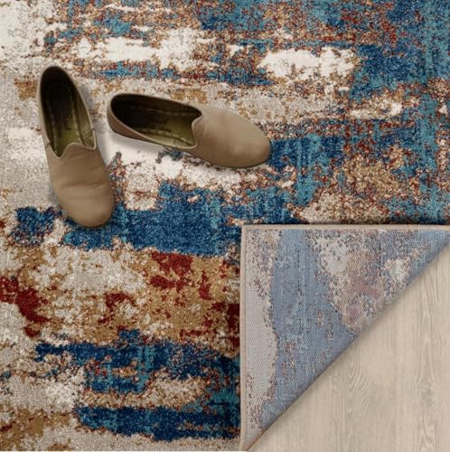 LUXE WEAVERS Modern Abstract Medium Pile Area Rug Passion 4x5