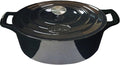 La Cuisine Enameled Cast Iron Oval Dutch Oven Casserole 6.75 QT 33x25x16cm Matt by LaCuisineforlife