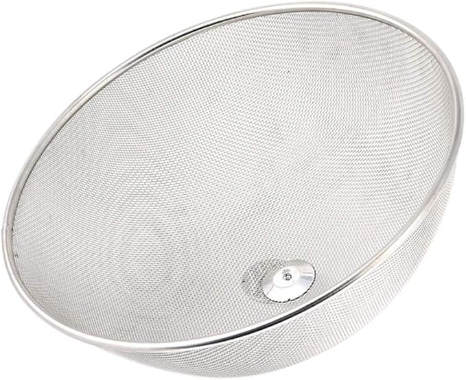 Ochine Stainless Steel Mesh Dome Food Cover Round Splatter Cover Screen Food - Image 4