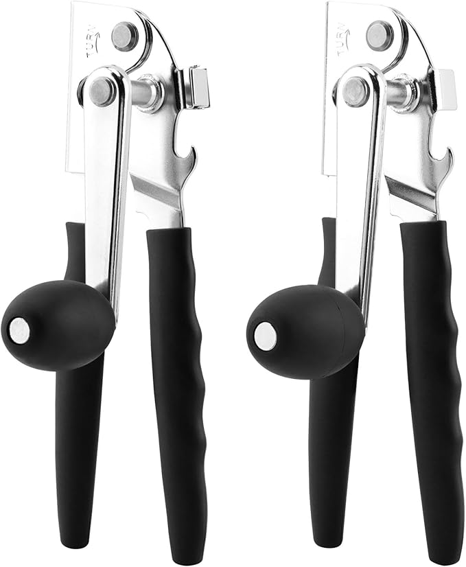 2 PCS Commercial Can Opener Manual, Stainless Steel Handheld Can Opener by Unknown