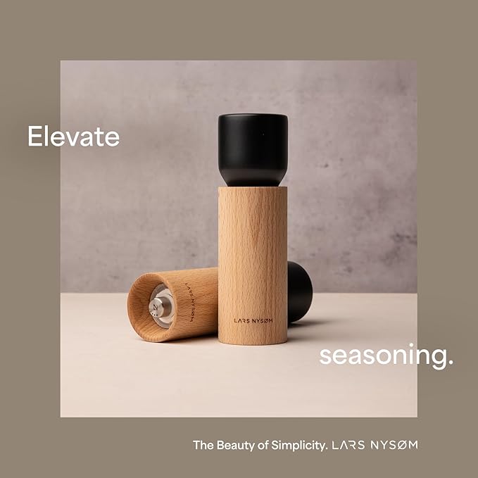 LARS NYSØM Wooden Salt and Pepper Grinder Set Manual - Image 3