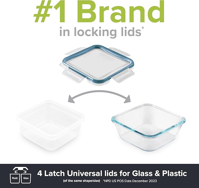 Snapware Plastic Total Solution 16-Pc Food Storage Containers Set, 2-Cup & - Image 5