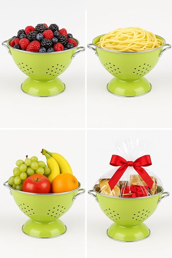 Calypso Basics by Reston Lloyd Powder Coated Enameled Colander, 1.5 Quart - Image 6