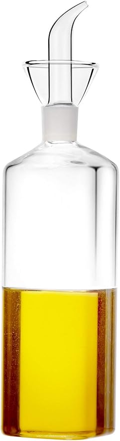 16 ounce/480ml Glass All-Purpose Cruet, Glass Oil Decanter and Cruet by CareforYourHealth