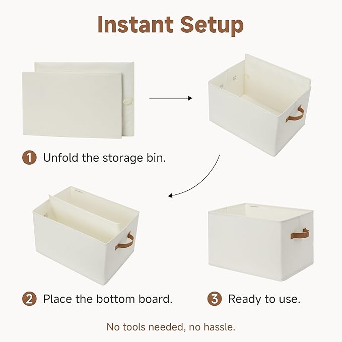 StorageWorks Foldable Storage Bins - Image 7