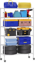 BestOffice NSF Wire Shelving Unit 6Shelf Large Storage Shelves Heavy Duty Metal by BestOffice