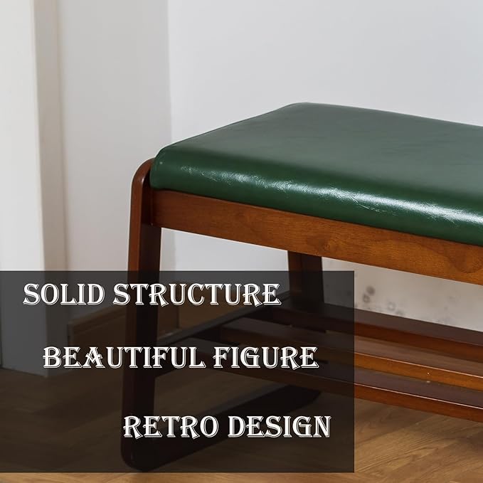 latifolia Solid Wood Bench, Entryway Shoe Bench with Cushion, Flip-Open Stora...