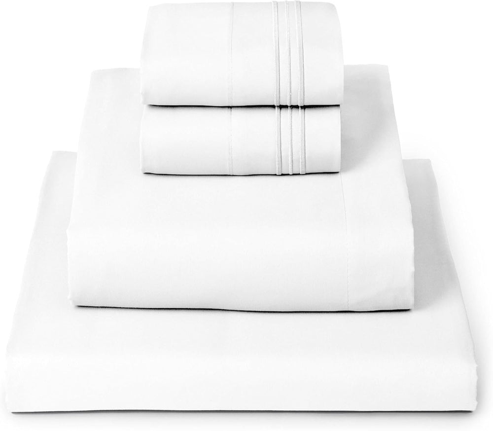 Mellanni Queen Sheets Set - 4 PC Iconic Collection Bedding - Hotel Luxury, Ex...